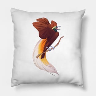 Lesser bird-of-paradise Pillow