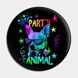 Chihuahua Party Animal Pin