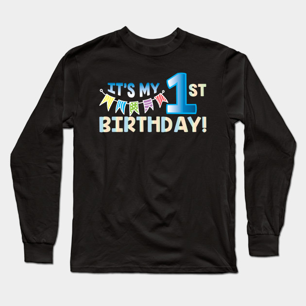 First 1 Birthday Police Baby Boy Girl Gift First Birthay Long