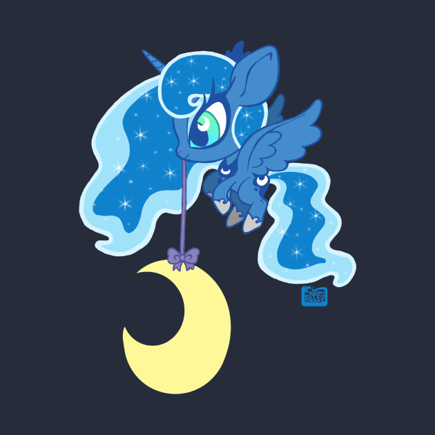 Pastel Pony Princess of the Moon by Happy Bitey Snake