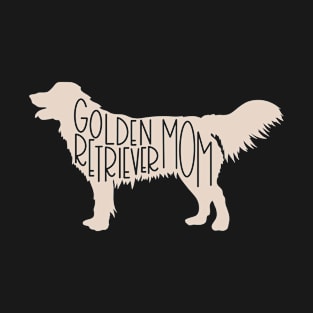 Golden Retriever Dog Mom Creme T-Shirt