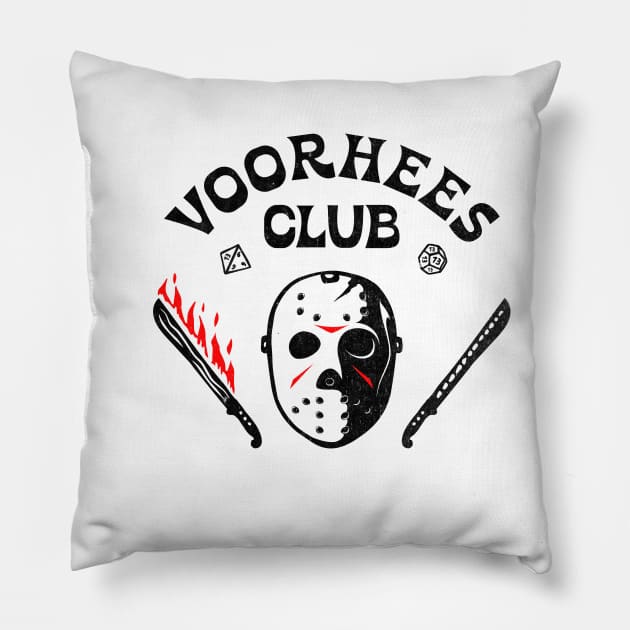 Voorhees Club Pillow by cpt_2013