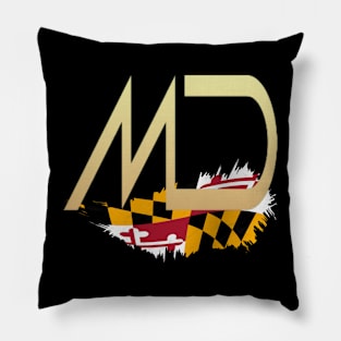 MD STATE FLAG DESIGN Pillow