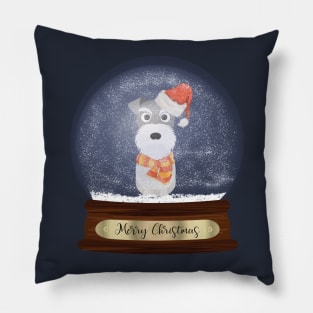 Schnauzer Christmas Gift Pillow