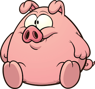 Cute fat pig Magnet