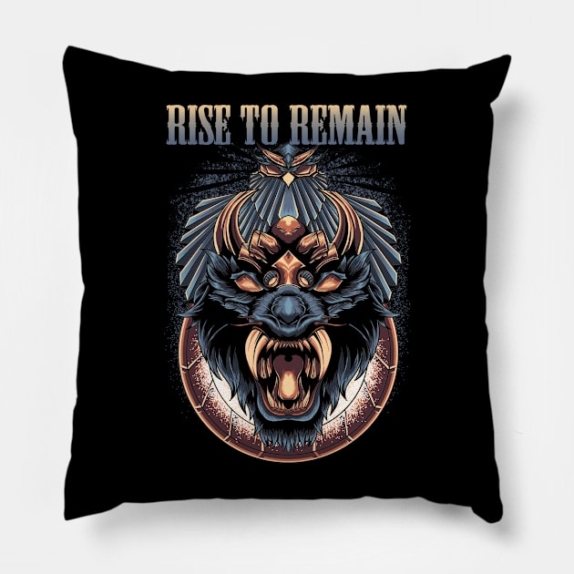 RISE TO REMAIN BAND Pillow by MrtimDraws