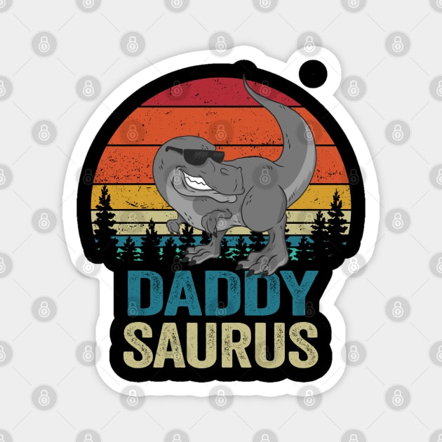 Daddysaurs T-Rex Daddy Saurus Matching Dinosaur Magnet by PinkyTree