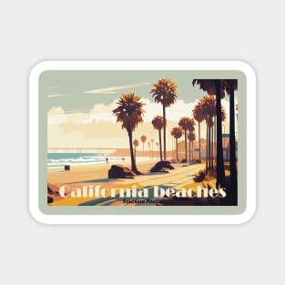 California - Beach Paradise Magnet