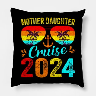 Cruise Trip Mother Daughter Cruise 2024 Vacation Mom Pillow