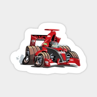 cartoon f1 Magnet