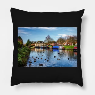 Hungerford Wharf and Ducks Pillow