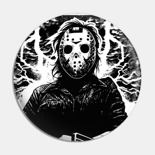 Chainsaw Halloween Havoc" Pin