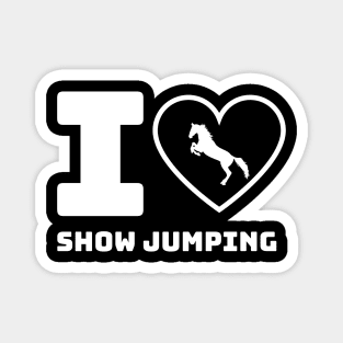 I Love Show Jumping Magnet