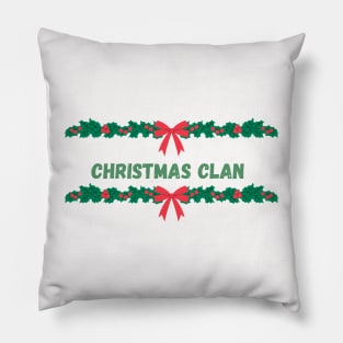 Matching Christmas Clan Pillow