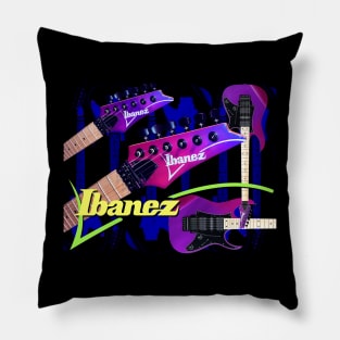 Purple Guitars Pillow