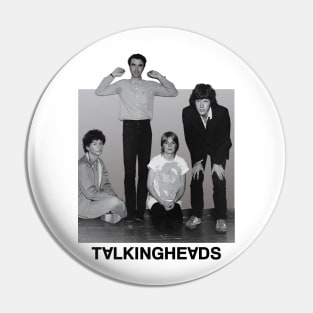 Vintage 80s Talking Heads Pin