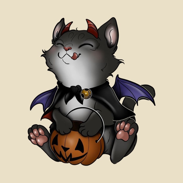 vampire cat by Ninja banana