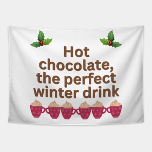 Hot chocolate the perfect winter drink Tapestry