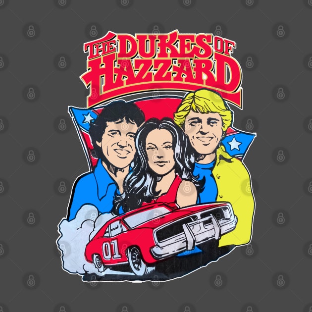 Dukes of Hazzard - Luke, Daisy and Bo by RetroZest