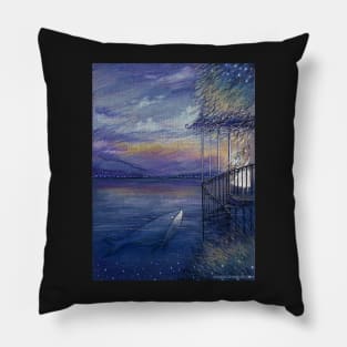 Garden of the People Sunset Pillow