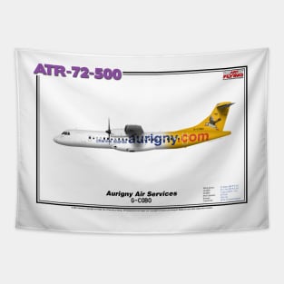 Avions de Transport Régional 72-500 - Aurigny Air Services (Art Print) Tapestry