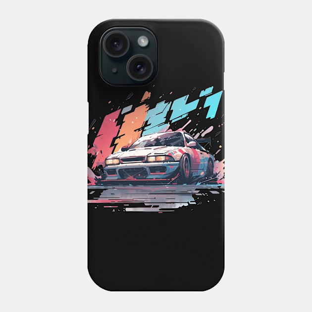 JDM Drift Car Phone Case by Neon Dream