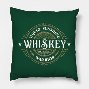 Whiskey Lovers Liquid Sunshine T-Shirt Pillow