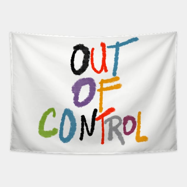 Out of control Tapestry by INKUBATUR