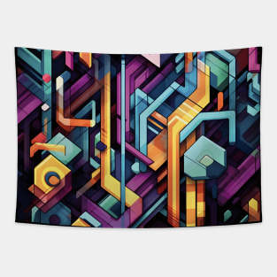 Abstract Graffiti Art Tapestry