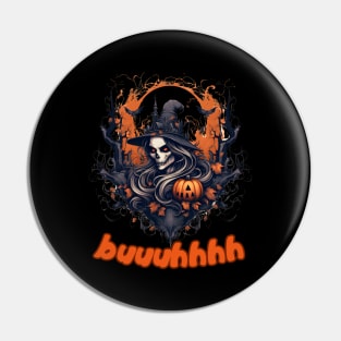 Buuhhhh-Halloween Haunt Pin