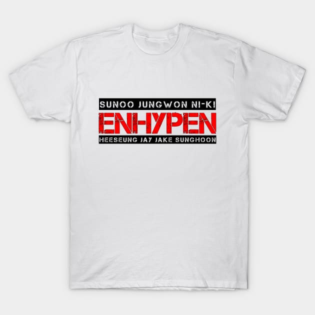 Enhypen Baseball T-Shirts for Sale