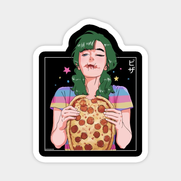 Pizza Magnet by NervousBird