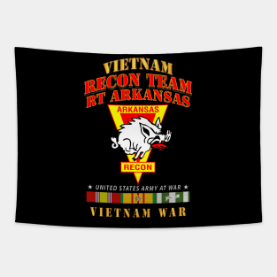 Recon Team - RT Arkansas - Razor - Vietnam War w VN SVC Tapestry