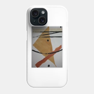 Mixed media abstract Phone Case