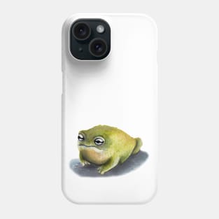 Grumpy Rain frog Phone Case