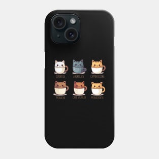 Funny Coffee Cats Cartoon Phone Case