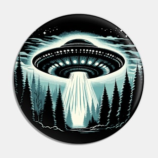 Flying Saucer Pin