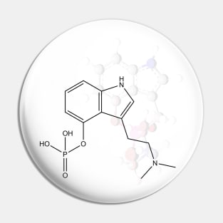 Psilocybin Molecule Pin