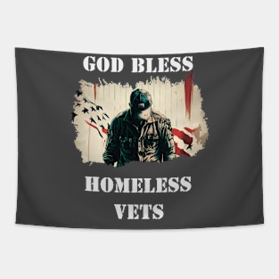 God bless homeless vets Tapestry