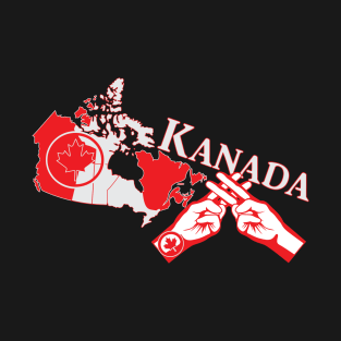 # Kanada Design iLove my Country T-Shirt