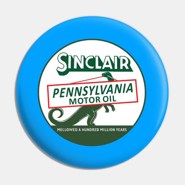 Vintage Sinclair Logo Pin by vionasamuel
