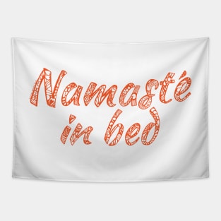 namaste_orange Tapestry