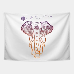 Elephant Color Tapestry