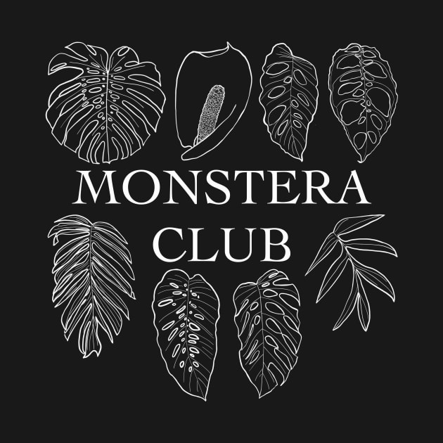 Monstera Club by thenordicjungle