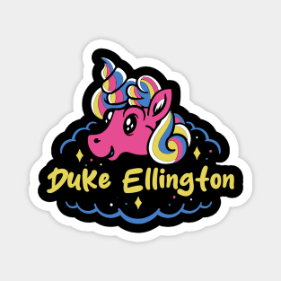 duke el and unicorn Magnet