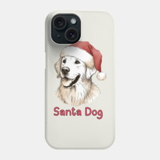 Santa Dog - Golden Retriever Phone Case