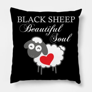 Black Sheep Beautiful Soul Pillow