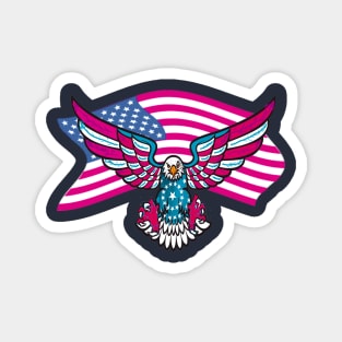 AMERICAN FLAG EAGLE Magnet