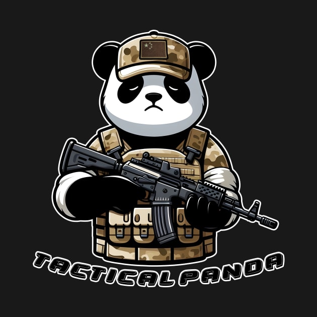 Tactical Panda by Rawlifegraphic