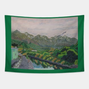 Mountains in Kaikoura, New Zealand Tapestry